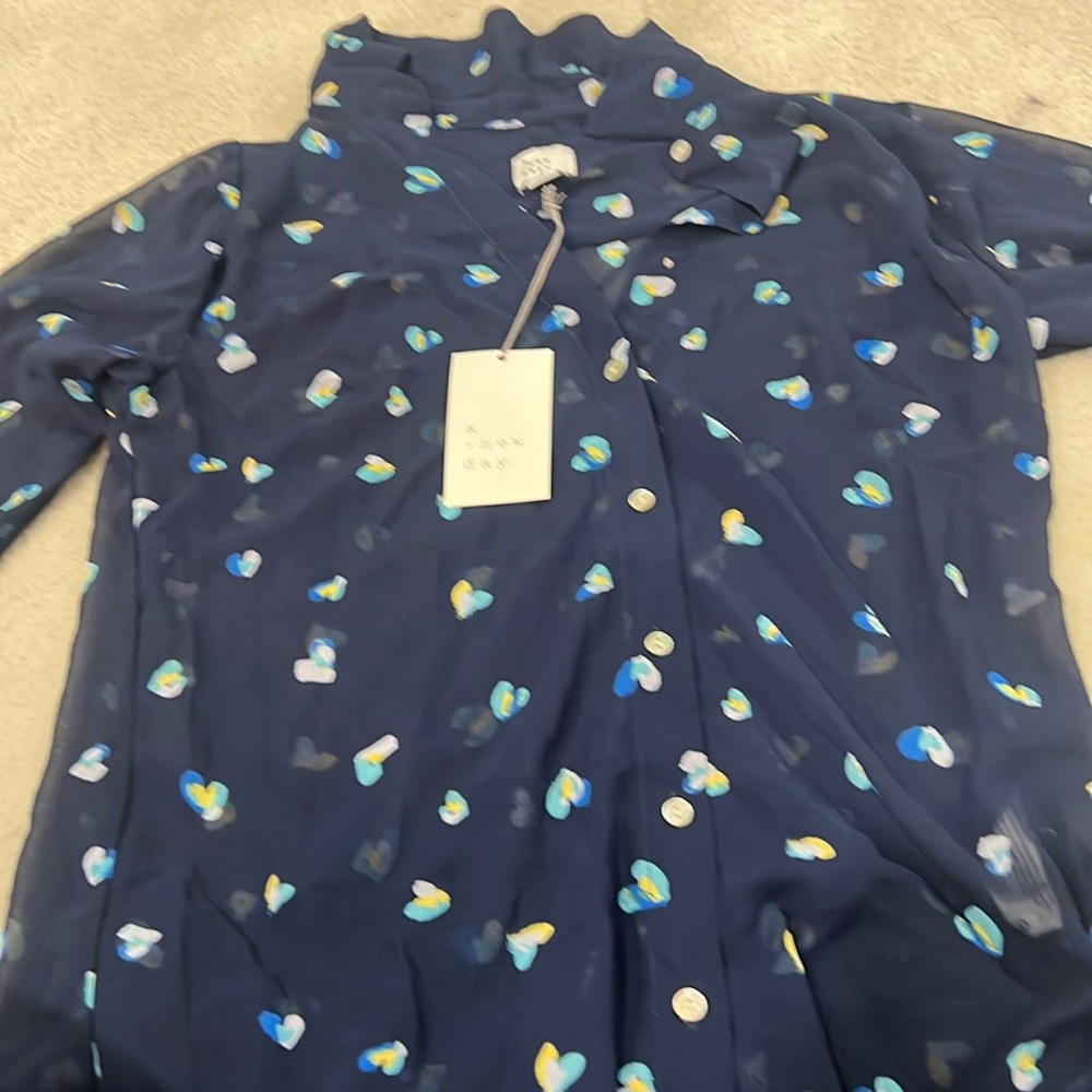 Sheer shirt Size XS NWT
